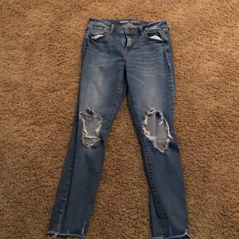 Skinny ripped  jeans